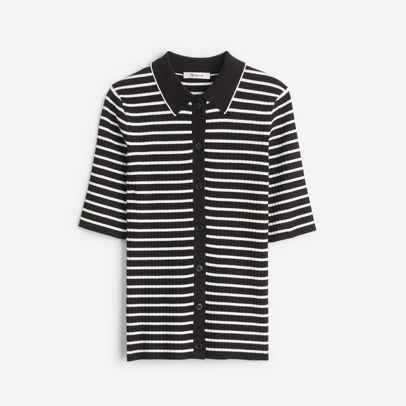 Madewell Striped Polo - Picture 1 of 1